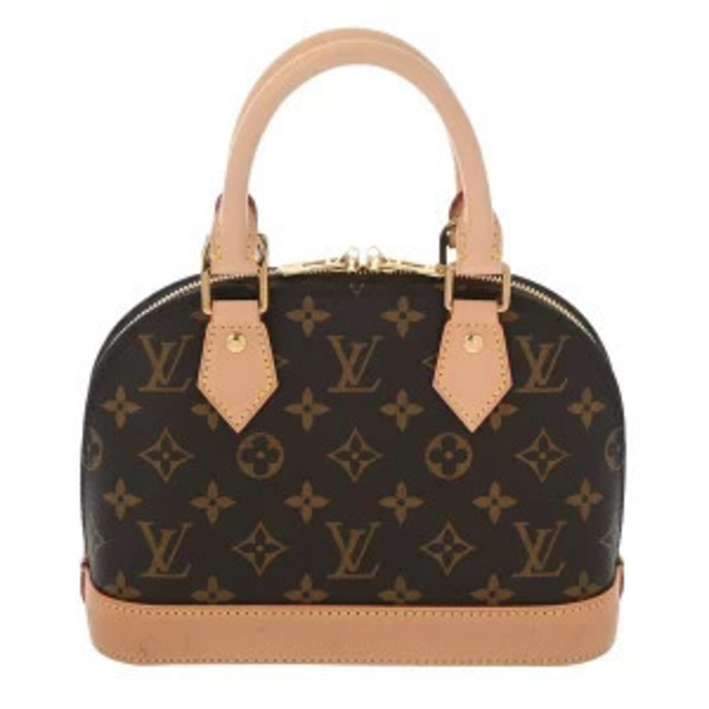 Louis Vuitton Monogram Alma Brown Canvas Handbag